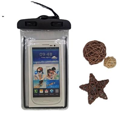 China Factory Wholesale Cheap Waterproof PVC Mobile Phone Bag Lanyard Phone Bag for sale