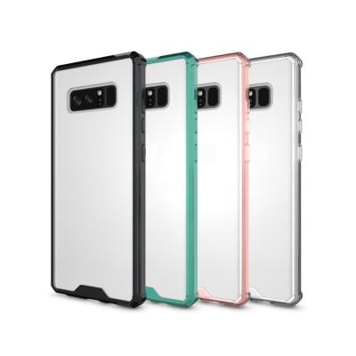 China Scratchproof Mobile Accessories Shockproof Transparent PC Case Phone Cover For Samsung Note 8 for sale