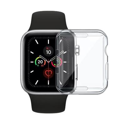 China Full Soft TPU Transparent Cover Hot Selling Clear Watch Case For Apple Watch iWatch 38 40 42 44mm for sale