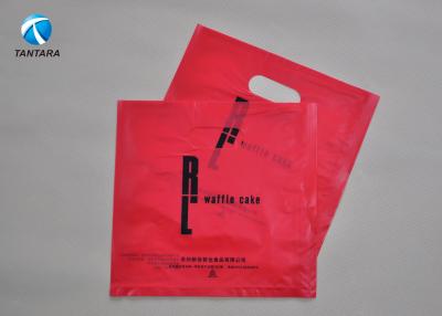 China Red white yellow colorful LDPE / HDPE cloth packaging bags with handles for sale