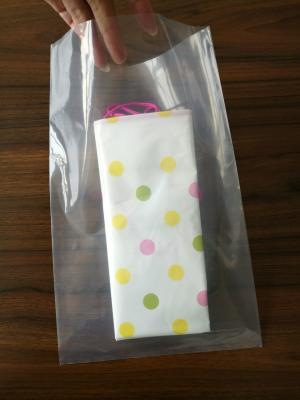 China Side Gusset Small Resealable Plastic Transparent Bags For Shopping Packaging for sale