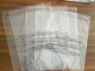 China Custom 	Plastic Transparent Bags LDPE / HDPE Plastic Bags For Shopping , Garments , Gifts for sale