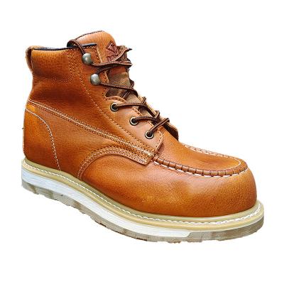 China Wrinkle Free Bestselling On Amazon Workmen Outdoor Anti Slip Safety Toe Industrial Boots Construction Men Working Boots for sale