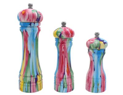 China New Design Salt and Pepper Grinder Pepper Mill Gadget 2021 Manual Mill Set Viable Pepper Mill for sale