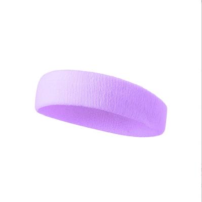 China Logo Custom Running Fitness Breathable Material Yoga Sports Sweat Headband for sale