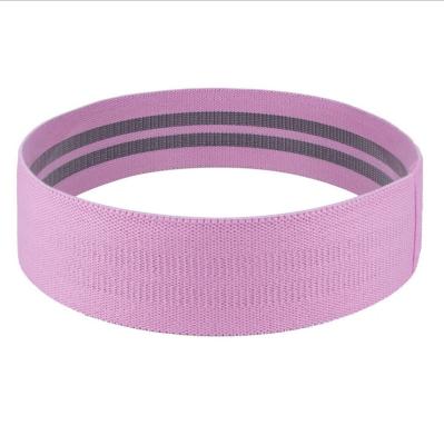 China Yoga Exercise Cotton Cotton Latex Resistance Band Set Fitness Band Booty Glutes Hip Circle Exercise Bands for sale