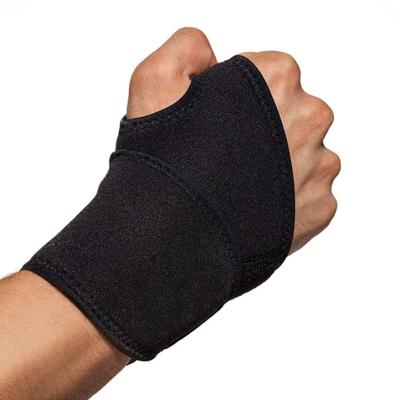 China Universal Wrist Brace Protector Fit Right/Left Thumb Stabilizer Wrist Wraps Adjustable Compression Support One Size for sale