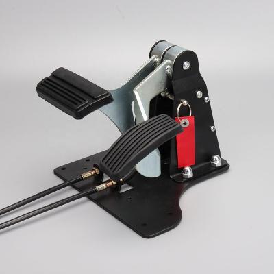 China Left side and right side drive wire universal dual control brake pedal brake throttle for instructor for sale