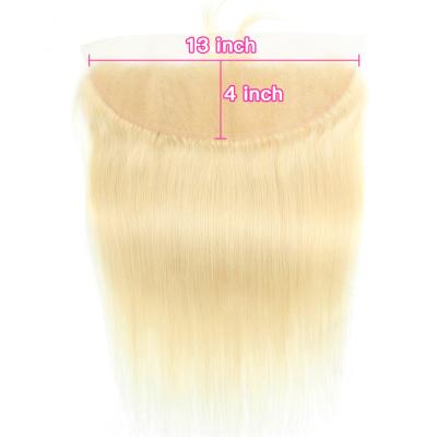 China Best 12A Brazilian Raw Blonde 613 Human Hair Weave Bundles,#613 13x4 Lace Headband Transparent 613 Virgin Hair Bundles With Lace Headband for sale