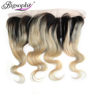 China Factory Wholesale Virgin 1b/613 Body Wave Unprocessed Lace Frontal Closure Weaving Ear To Ear Headband 13*4 for sale