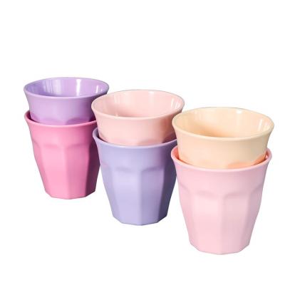 China BPA Free, Sustainable Indoor and Outdoor Use, Dishwasher Safe, Shatterproof Melamine 270ml Tumbler Cups for sale