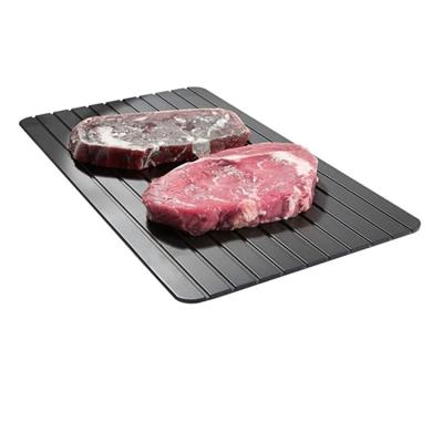 China China Factory Amazon Safest Way Hot Selling Non-Stick Aluminum Non-Stick Dish To Defrost Meat Quick Defrosting Tray For Frozen Foo for sale