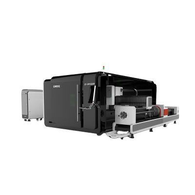 China SERVOMOTOR Gweike Laser 3000*1500mm CS SS 2000W 3000W Fiber Laser Cutting Machine Sheet Tube CNC Laser LF3015GAR for sale