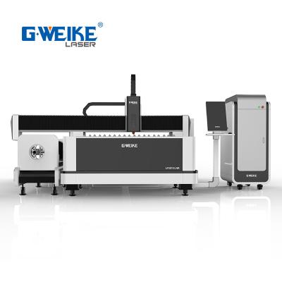 China SERVOMOTOR G.WEIKE 3015LNR Laser Power 1.5Kw 2.0kw 3kw CNC Plate Tube Sheet Metal Laser Cutting Machine for sale