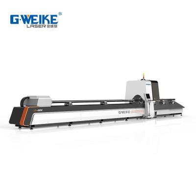 China G.WEIKE LF60M SERVOMOTOR Laser Power 1.5Kw 2.0kw 3kw 4kw 6kw 8kw CNC Pipe Tube Metal Laser Cutting Machine for sale