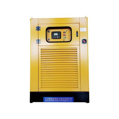 China Customization WP6 100kw Silent Biogas Electric Steam Generator Price 2500*1450*2200 for sale