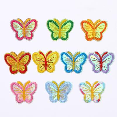 China Other Hot ZD - Selling Clothing Shoes And Hats Cartoon Cloth Patch Butterfly Clothing Accessories Embroidery Cloth for sale