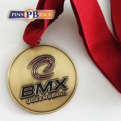 China China wholesale custom award medal with sliver factory direct best quality medal antique pronze plating free design medal for sale