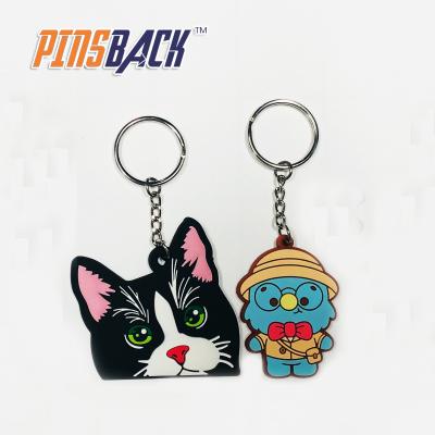 China Cheap mol anime key chain 3d key chain souvenir gifts promotion pvc rubber pvc rubber key chain custom wholesale custom made cartoon for sale