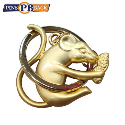 China China 3d Traditional Chinese New Year Wholesale Custom Promotional Cheap Metal Key Chain for sale