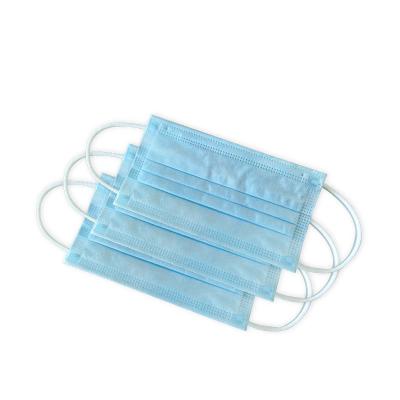 China Non Woven Fabric Custom 3 Ply Earloop Nonwoven Face Mask Disposable Face Mask for sale