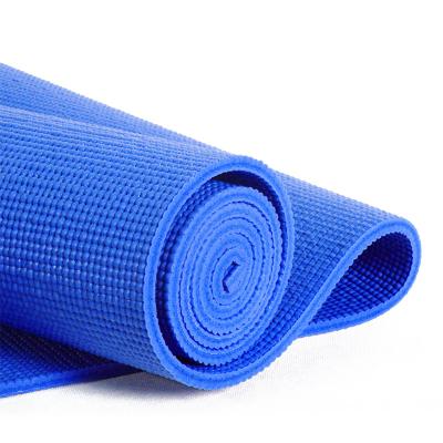 China High Quality High Density Custom Logo PVC Yoga Yoga Mat Fitness Exercise Workout Mat Waterproof Fitness Equipment App With Yoga Pose for sale