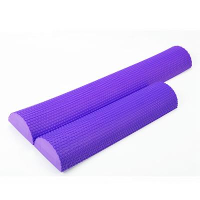 China Convenient Eco-Friendly Natural Foam Roller High Density EVA Foam Roller Dual Angle Muscle Custom Yoga Roller for sale