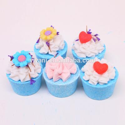 China 2020 Colorful OEM Hot Sale Home Hotel Spa Cake Shape Explosion Bath Ball Body Care Bubble Bath Ball for sale