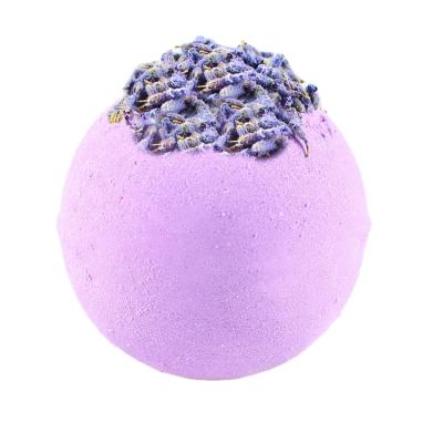 China Moisturize 100% Shea Butter Fizzy Bath Bombs Handmade Luxury Moisturizers with Petals Flowers Dry Bath Bombs for sale