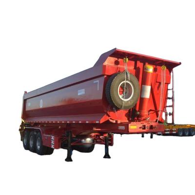 China Heavy Duty truck used 3 Axles Rear dump semi trailer Used in Road Construction for southeast Asia for sale