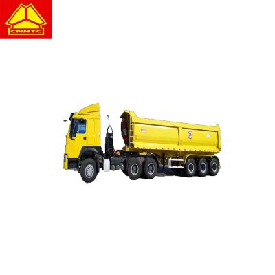 China Hot Sale Chinese Heavy duty truck 3 axles dump cargo trailer for sale