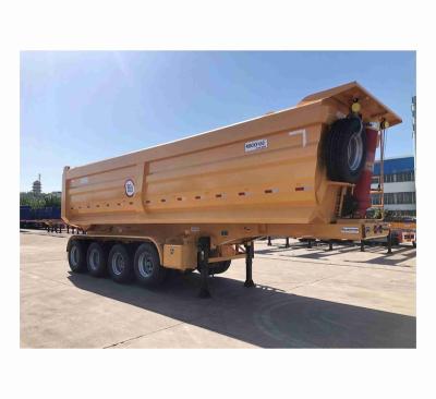 China Hot Sale High Quality 4-axis Super Large Cubic Self-unloading Semi-trailer Can Be Produced for sale