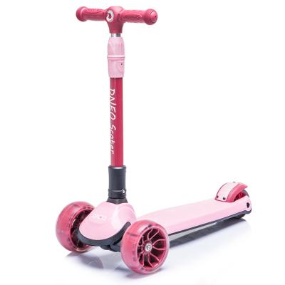 China Free Shipping PU Europe Warehouse Foldable Cheap Kids E Electric Scooter For Kids Boys Girls for sale