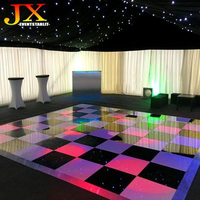 China China Modern Dance Floor Suppliers Wholesale White Wooden Portable Dance Floor For Wedding And Event for sale