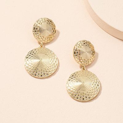 China New FASHIONABLE exaggerated CIA female trend personality ear studs of fashion wind national geometric circular earrings for sale