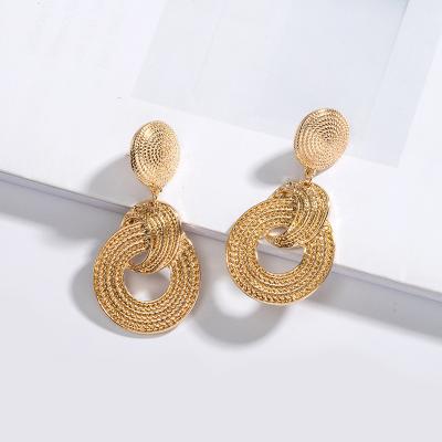 China Other European and American women's earrings exaggerated ring earrings fashion temperament earrings for sale