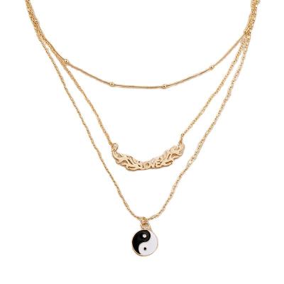 China Fashion Wholesale High Quality Women Chain Stainless Steel Necklace Fashion Necklace for sale