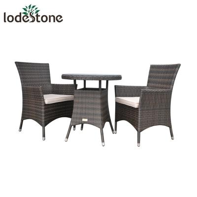 China KD Table Base New Style Rattan Patio Dinig Table Set Outdoor Stackable Dining Table for sale