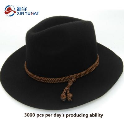 China Wholesale Wool Wide Felt Hats Mens Picture Brim Cowboy Hat for sale