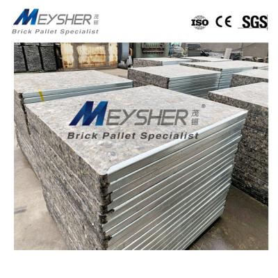 China MEYSHER Double Faced Not Easily Deformed Fiber GMT High Quality Plastic Pallet For Concrete Brick for sale