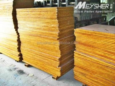 China Double Faced Bamboo Brick Making Pallet for sale