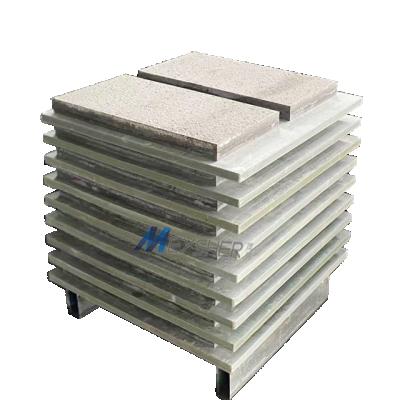 China Double Faced Recycle Hollow GMT Brick PVC Pallet For Block Machine for sale