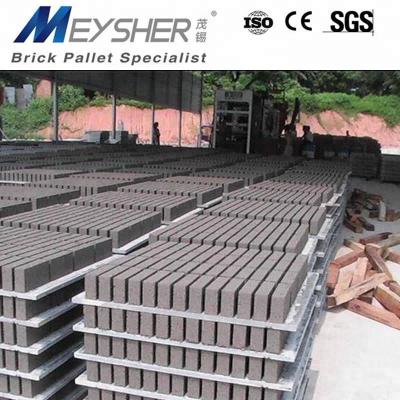 China Double faced plastic pallet for brick pallet or brick producttion pvc pallet brick machine for sale