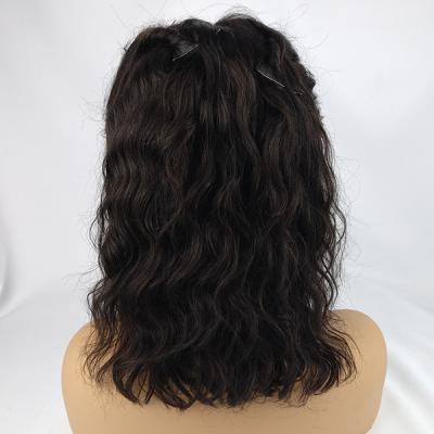 China Cheap Price FRENCH LOOP Lace Front Wig and Full Lace Wig Malaysian Short Human Hair Wig 6 Inch To 14 Inch for sale