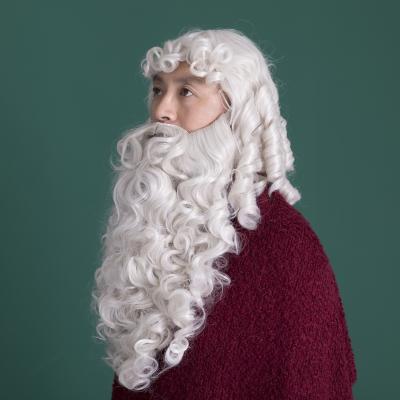 China Stunning Wave Santa Claus Wig and Beards for sale