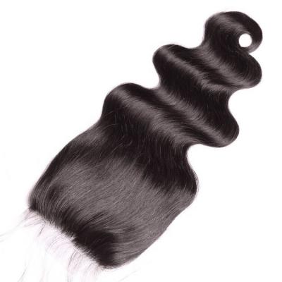 China Modern Body Wave Qingdao Hair Overnight Shipping Wholesale Brazilian Remy Hair Body Wave HD Lace Up 5*5 Closure For Women for sale