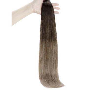 China Handtied Silky Straight Wave Cheap Price Seamless PU Skin Weft Injected Invisible PU Tape Hair Extensions for sale