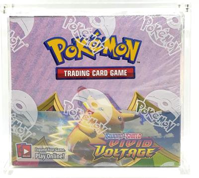 China Pokemon Booster Pack Premium Acrylic Display Case with Upgraded Magnetic Lid - Designed for Pokemon Booster Pack for sale