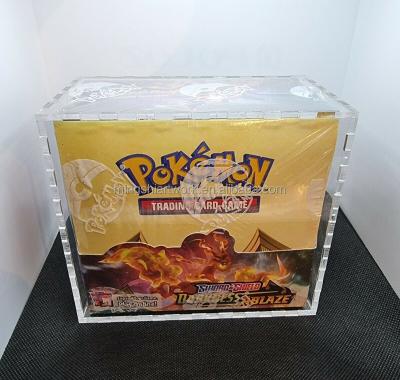 China MingShi Pokemon TCG Stationery Store/Home/School Acrylic Protective Case for Pokemon Elite Box Trainer for sale