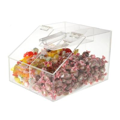 China MINGSHI Eco - Friendly Bulk Food Storage Acryilc Candy Bin For Retail Settings for sale